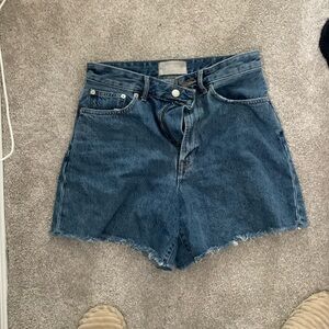 Everlane a-line denim shorts